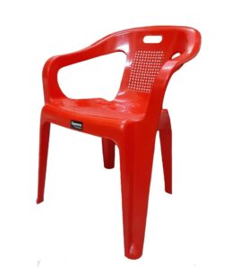 plastic chair with armrest